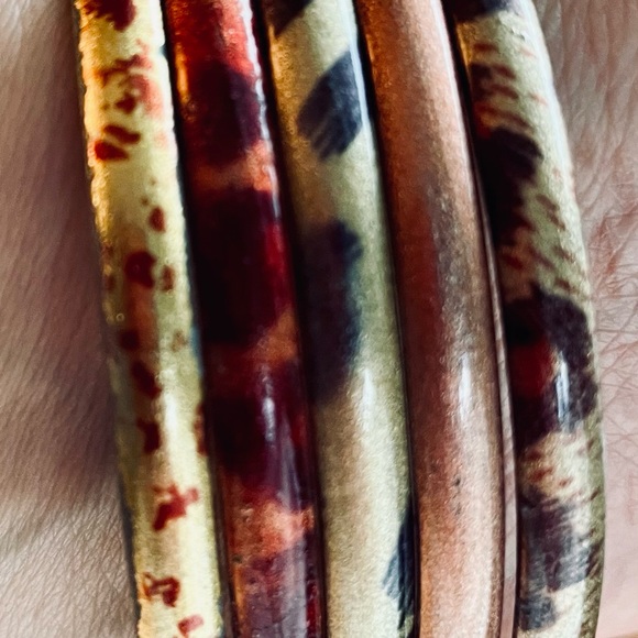 Bangle bracelets. Bundle of 5! - Picture 3 of 3